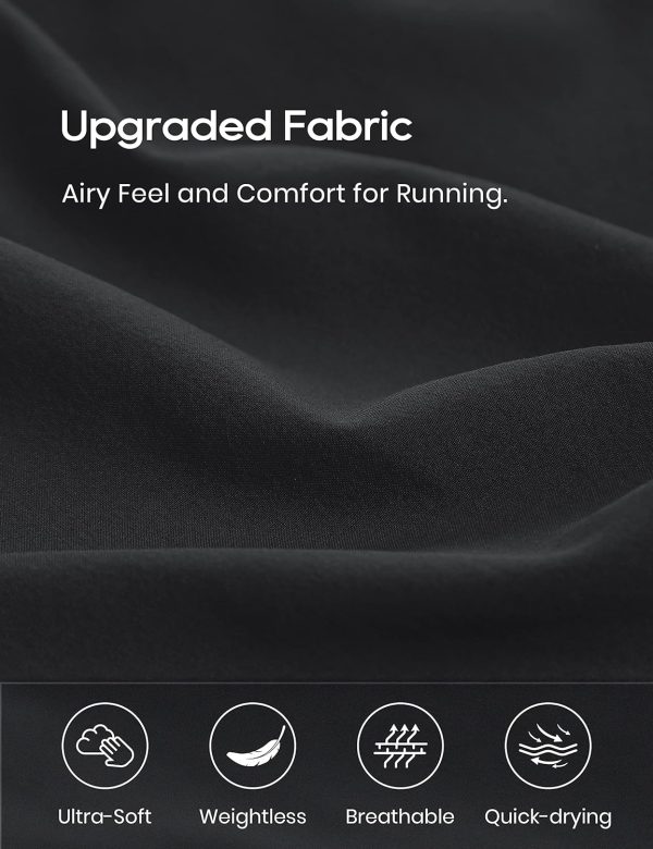 High Waisted Dolphin Athletic Running Shorts for Women 3" High Split Comfy Mesh Liner Gym Workout Track Shorts - Image 5