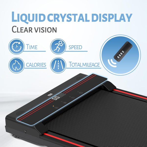 Walking Pad,Under Desk Treadmills for Home,320 Lbs Capacity,3 in 1 Portable Walking Treadmill - Image 4